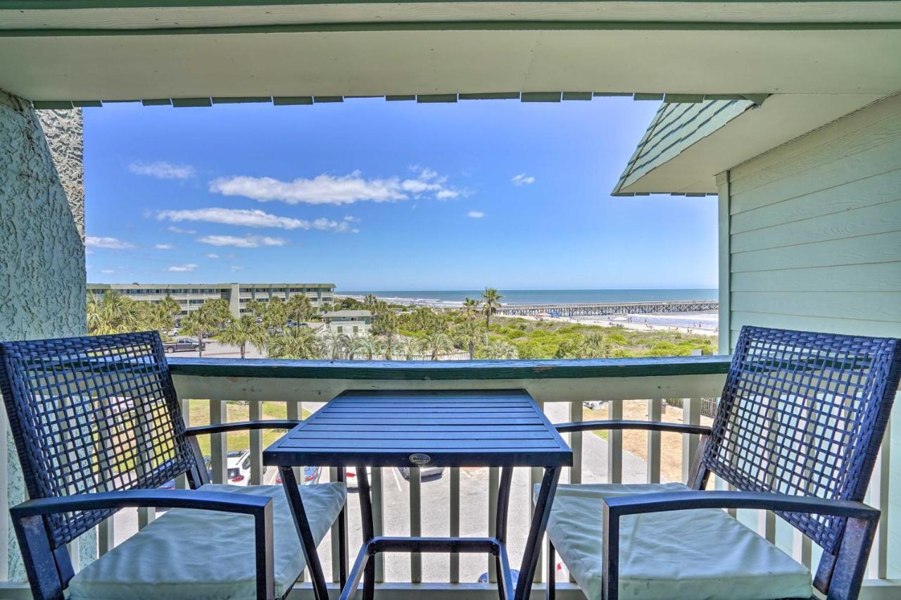 Isle Of Palms Beachfront Condo With Balcony And Pool! Extérieur photo