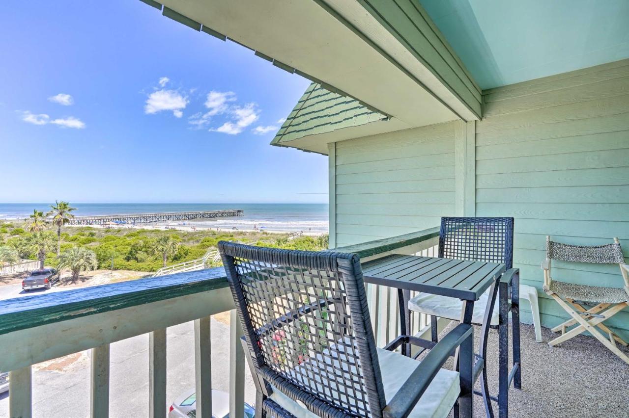 Isle Of Palms Beachfront Condo With Balcony And Pool! Extérieur photo